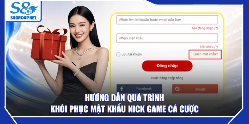 Hướng dẫn quá trình khôi phục mật khẩu nick game cá cược
