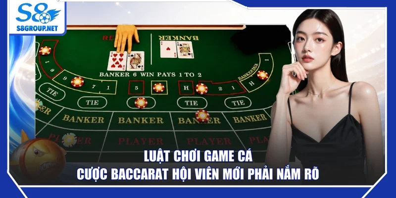 Luật chơi game cá cược baccarat hội viên mới phải nắm rõ