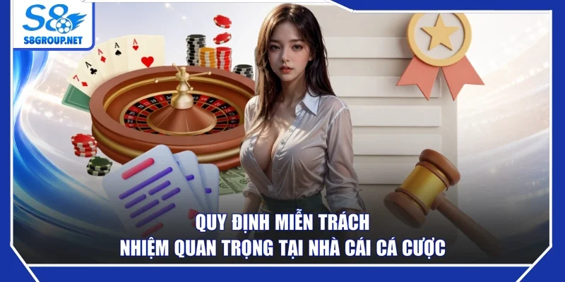 Quy định miễn trách nhiệm quan trọng tại nhà cái cá cược