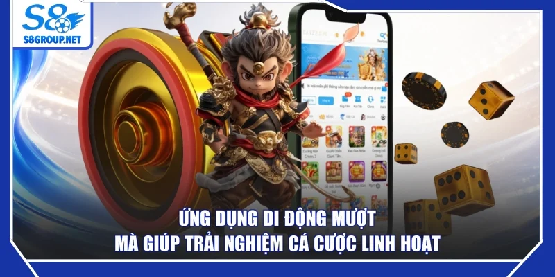 Ứng dụng di động mượt mà giúp trải nghiệm cá cược linh hoạt